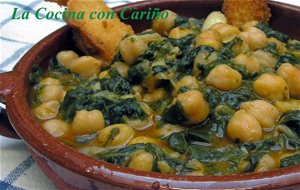 Garbanzos Con Acelgas Esparragás
