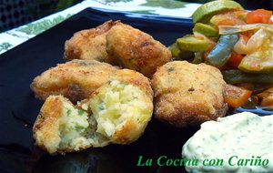 Buñuelos De Patata Y Bacalao
