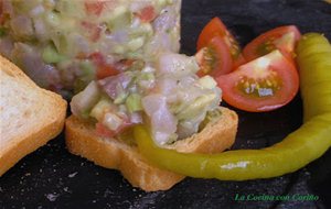 Tartar De Jurel Con Aguacate
