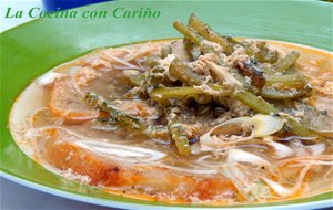 Sopa De Ajo Con Tagarninas
