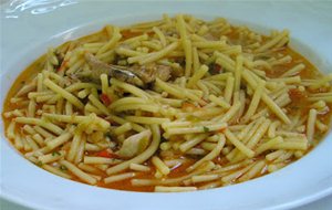 Fideos Con Caballa
