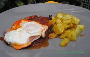 Huevos En Nido De Tomate Con Verduras
