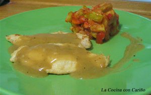 Filetes De Pollo En Salsa De Sobreusa Espirituosa
