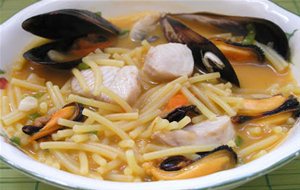 Receta De Fideos Marineros
