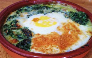 Receta De Huevos En Nido De Espinacas
