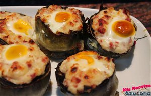 Alcachofas Rellenas Con Bechamel De Jamón.
