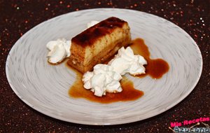 Flan De Almendras.
