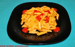 Macarrones Con Queso Cheddar.
