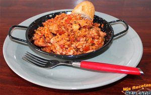 Arroz Con Pulpo.
