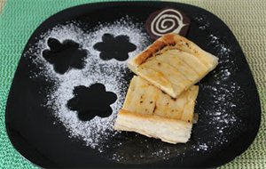 Tarta De Hojaldre Y Manzana.
