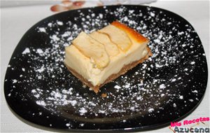 Tarta De Queso Y Manzana.
