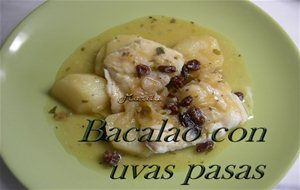 Bacalao Con Uvas Pasas
