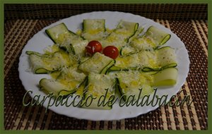 Carpaccio De Calabacín
