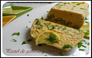 Pastel De Gambas Y Espárragos
