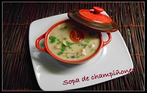 Sopa De Champiñones
