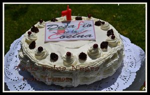 Tarta Selva Negra Con Fresas (para El Cumple Del Desafio)
