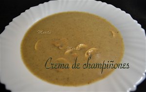 Crema De Champiñones
