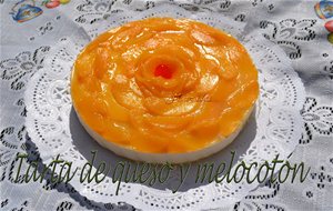 Tarta De Queso Y Melocoton
