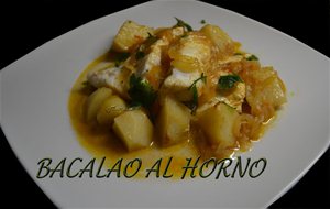 Bacalao Fresco Al Horno
