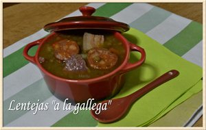 Lentejas "a La Gallega"
