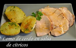 Lomo De Cerdo En Salsa De Cítricos
