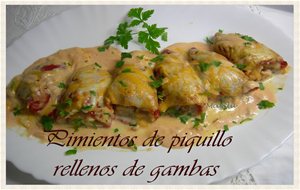 Pimientos Del Piquillo Rellenos De Gambas
