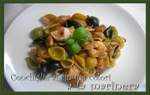 Conchiglie Ai Cinque Colori A La Marinera
