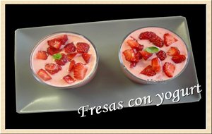 Fresas Con Yogur
