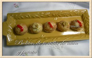 Bolitas De Tortilla De Atún Y Patata

