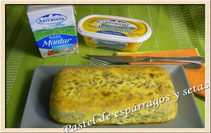 Pastel De Espárragos Y Setas
