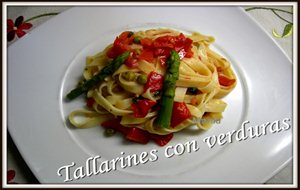 Tallarines Con Verduras
