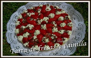 Tarta De Fresas Y Vainilla
