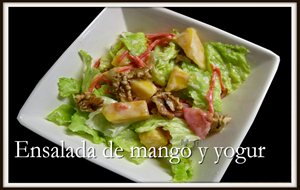Ensalada De Mango Y Yogur
