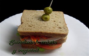Sandwich Mixto - Vegetal
