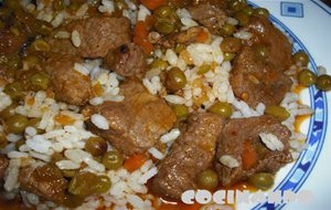 Guiso De Ternera Con Arroz Blanco
