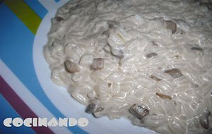 Risotto Con Champiñones
