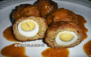 Albóndigas Rellenas Con Huevos De Codorniz
