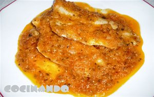 Merluza Con Tomate Y Orégano
