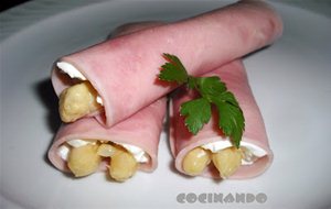 Rollitos De Jamón Cocido
