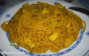 Espaguetis Con Calamares
