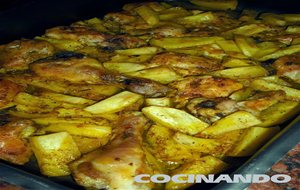 Pollo Al Horno Con Patatas
