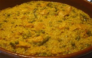 Arroz Con Pollo Y Espárragos Trigueros
