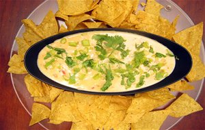 Salsa De Queso Cheddar Para Nachos
