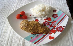 Pollo Con Salsa De Mostaza
