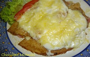 Crepas De Jamón, Queso Y Crema
