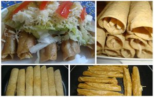 Flautas De Pollo O Tacos Dorados
