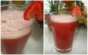 Agua De Fresas 
