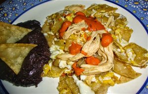 Migas Con Pollo
