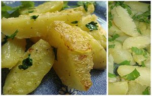 Papas O Patatas Al Cilantro
