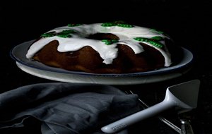 Bundt De Navidad De Turrón
